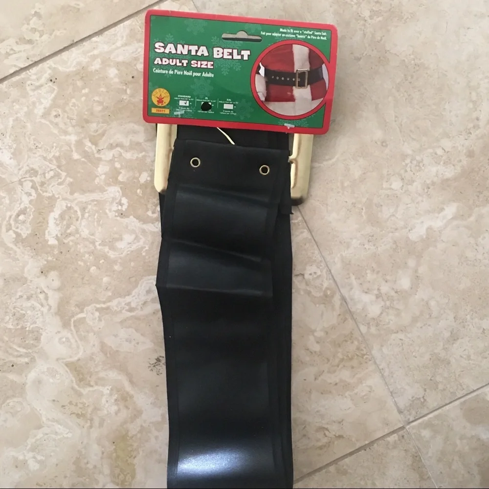 NWT Christmas Santa Belt Adult XL